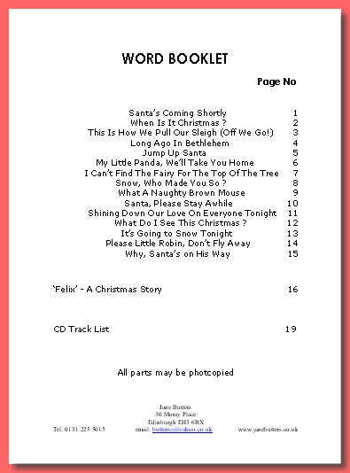 Click here to see sample pages.